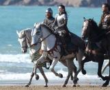 <b>Horse Play</b> <br>Kristen Stewart endured cliff jumping, fight training and cold, wet English countryside filming conditions for the role of Snow White, but all of that seemed like child’s play compared with the more equine parts of the job. Stewart literally had to get back in the saddle again: “I had to get back on a horse. I’d fallen off when I was nine, and I really hurt myself. Not that that was such a traumatizing experience, it just changed the dynamic completely. And Snow White just rides her butt off in this movie. I knew that I didn’t want to fake it, and I was terrified. It was that last hurdle I had to jump over.”