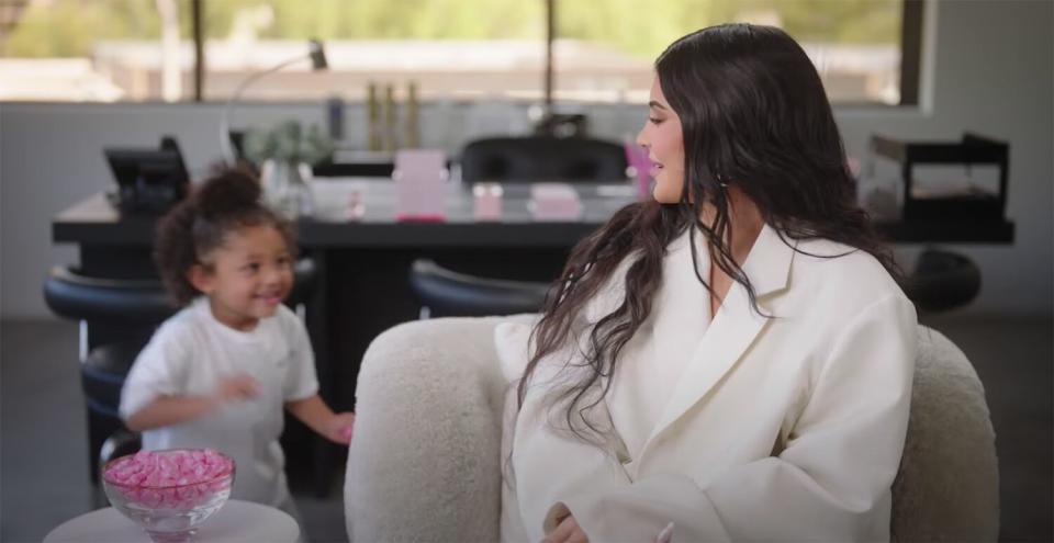 Stormi interrupts Kylie Jenner's interview