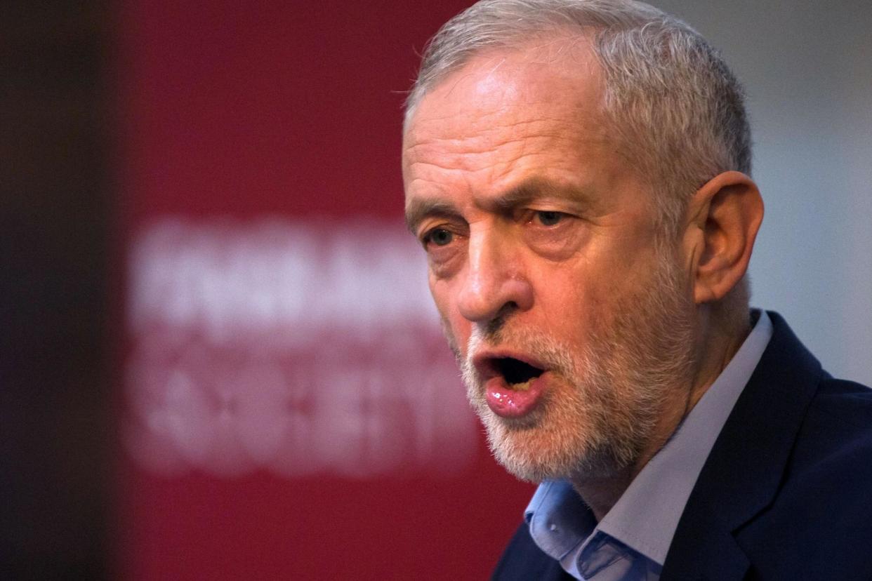 Facing a battle: Jeremy Corbyn: AFP/Getty Images