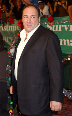 James Gandolfini at the Hollywood premiere of Dreamworks' Surviving Christmas