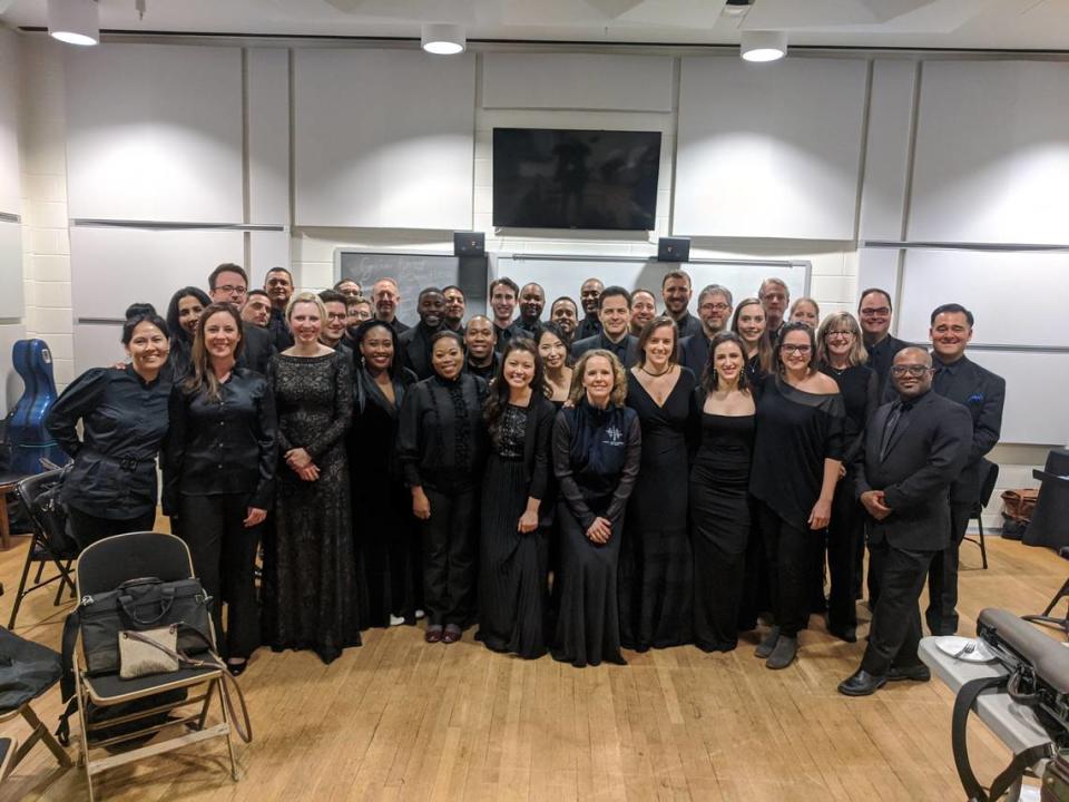 New World Symphony alumni participate in the Kennedy Center Honors tribute to co-founder Michael Tilson Thomas in Washington, D.C., on Dec. 8, 2019.