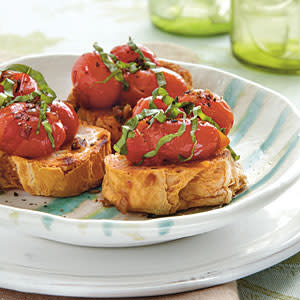 Bruschetta with Warm Tomatoes