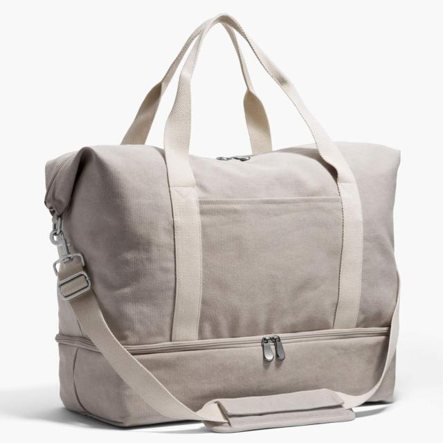 Duffle Bag  JEEP® Collaboration Fatigue Nylon + Brown Leather – R