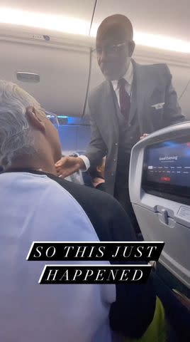 <p>Bobbi Storm/Instagram</p> Bobbi Storm shares clip of Delta flight attendant on Instagram