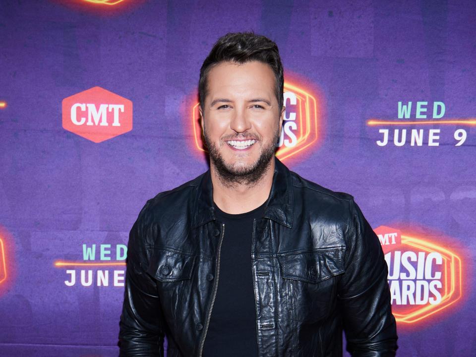 Luke Bryan attends the 2021 CMT Music Awards in Nashville, Tennessee broadcast on June 9, 2021.