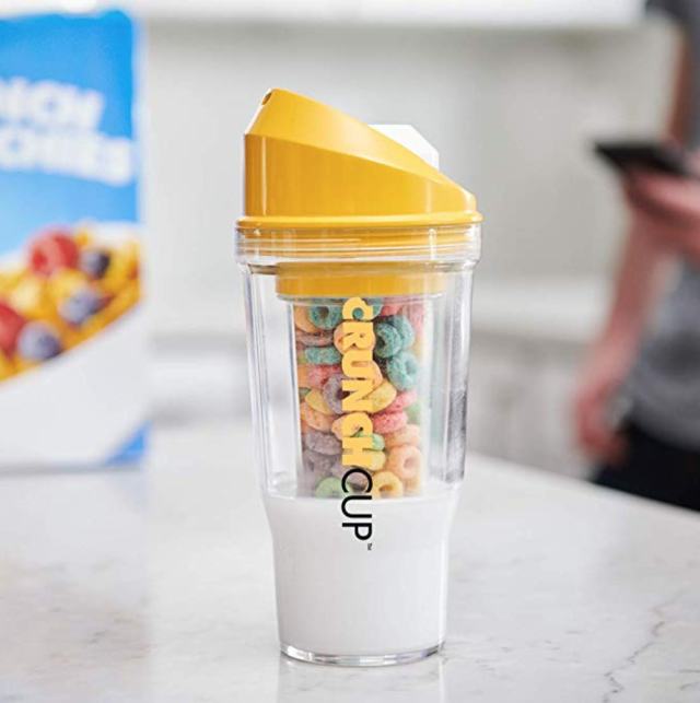 The Crunch Cup for Cereal Breakfast on the Go PLUS our CrunchCup review 