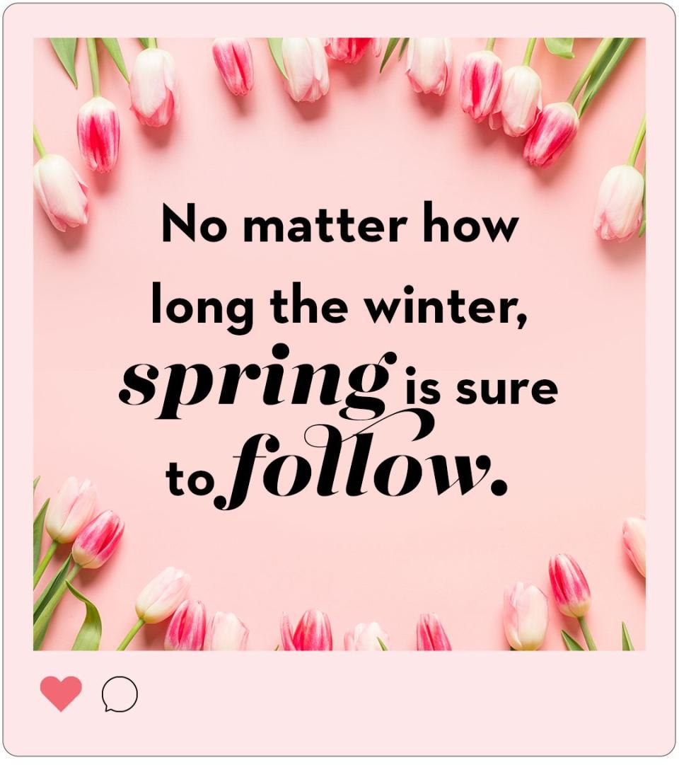 easter instagram captions  no matter how long the winter, spring is sure to follow