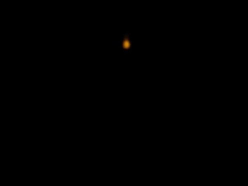 With a street light less than 10 metres from where I set up the telescope, I could not get Mars to look any clearer than a fuzzy cheese puff through the Unistellar eQuinox 2 (Anthony Cuthbertson)