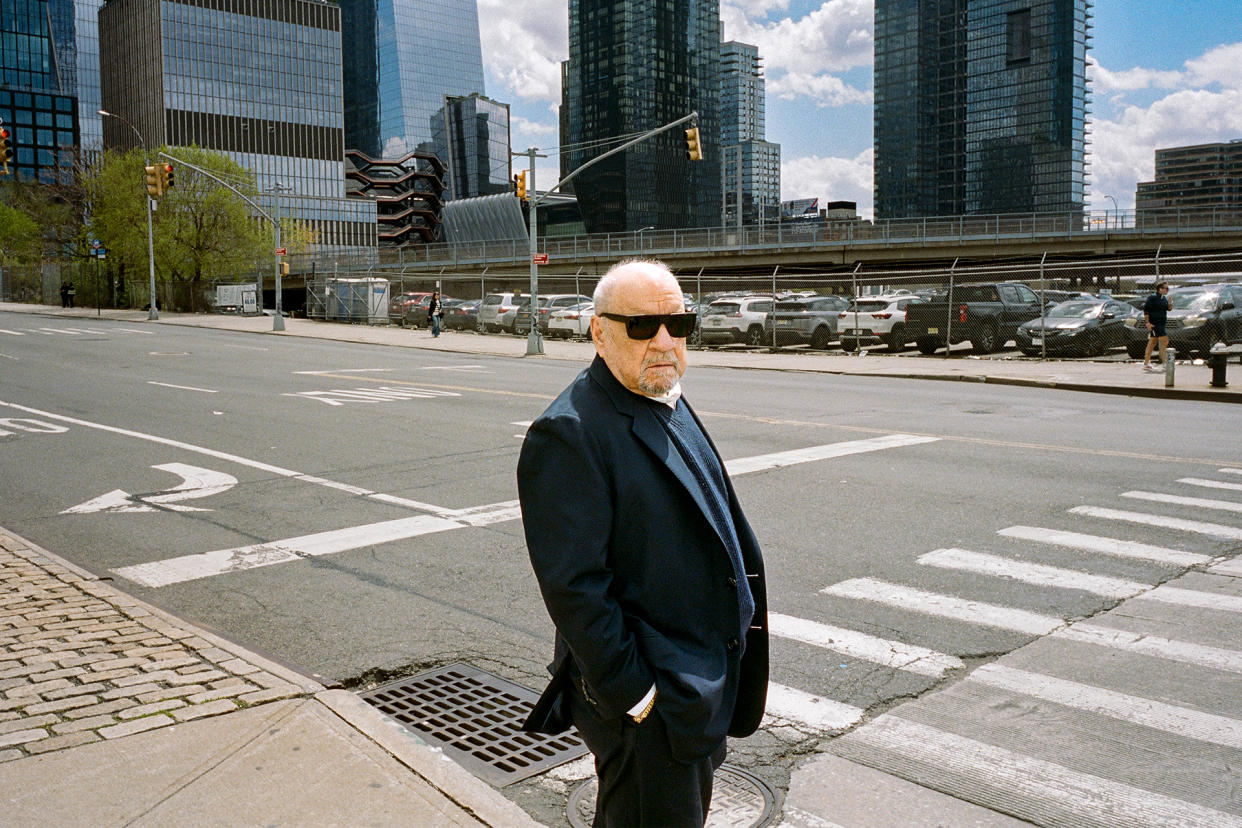 Paul Schrader photographed in New York, NY on April 24th, 2024 by OK McCausland  for Variety Magazine.