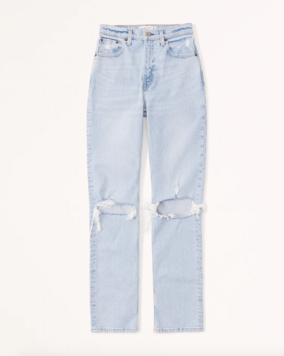 12) Ultra High Rise 90s Straight Jean