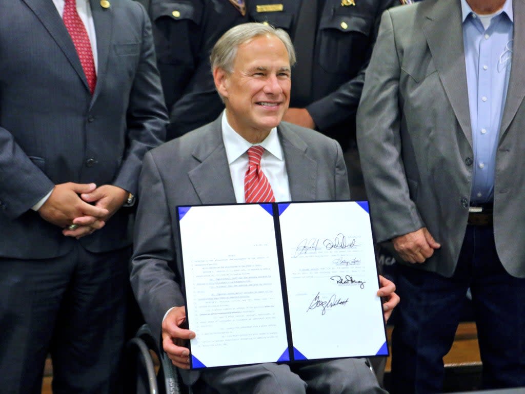 Texas Governor Greg Abbott (AP)