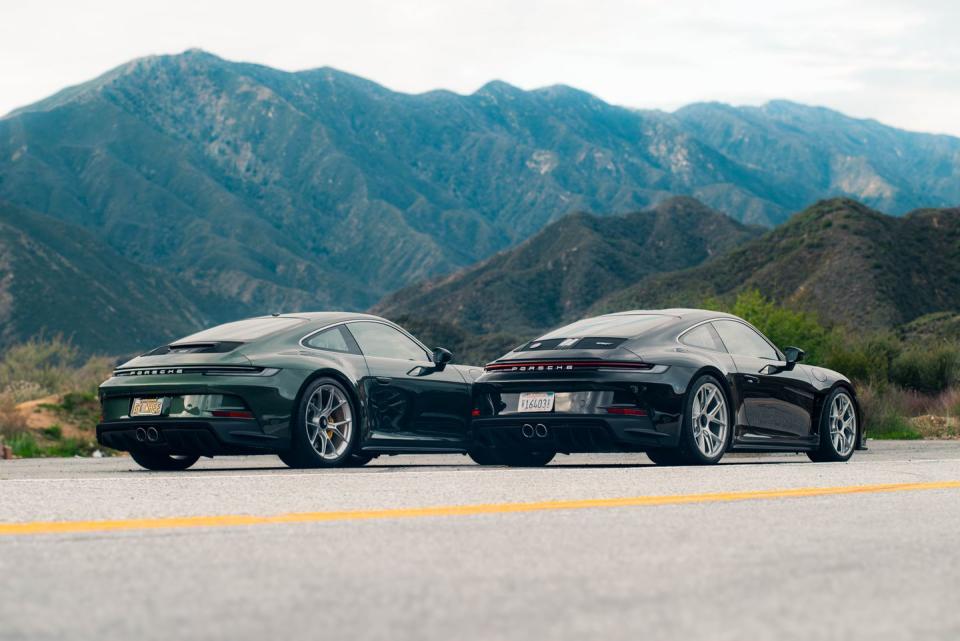 porsche 911 gt3 touring and porsche 911 st