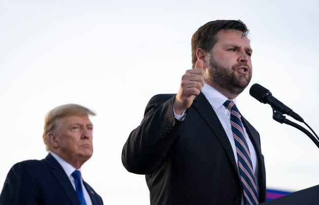 J.D. Vance received Donald Trump's endorsement in the heated Ohio Senate GOP primary. (Photo: Drew Angerer/Getty Images)