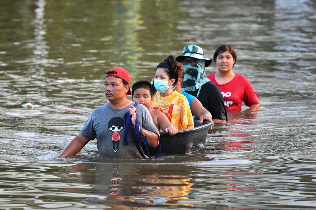 Thailand Flooding (Copyright 2021 The Associated Press. All rights reserved.)