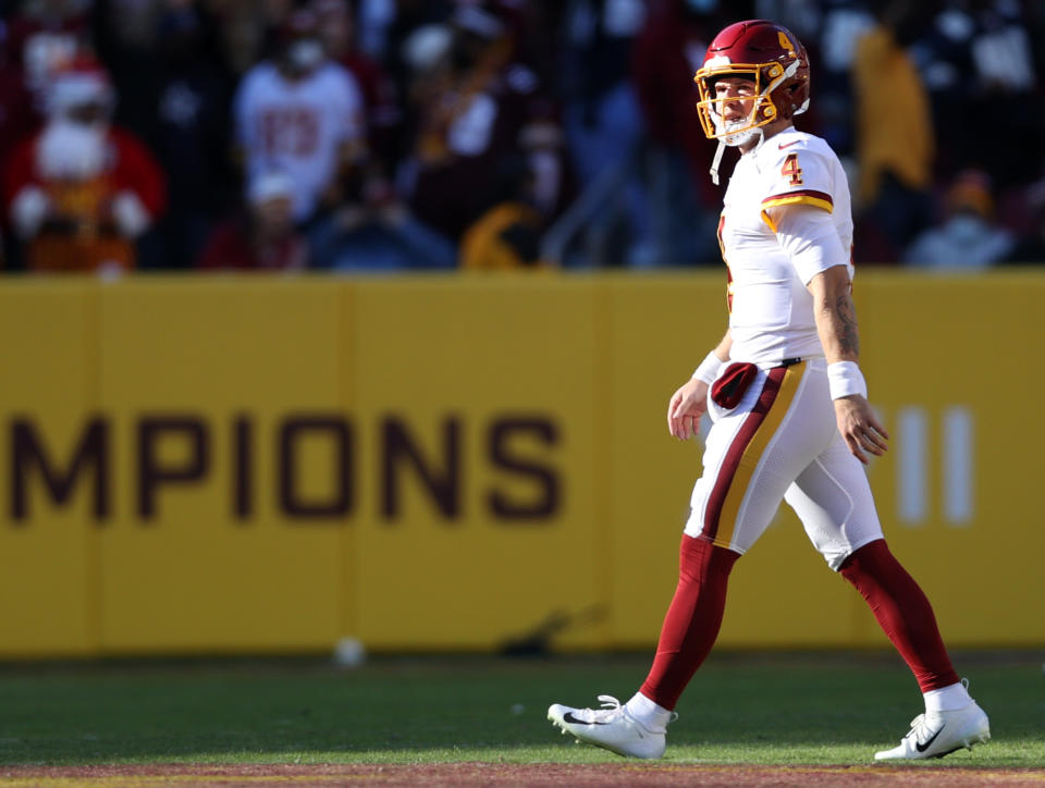 Taylor Heinicke of the Washington Football Team