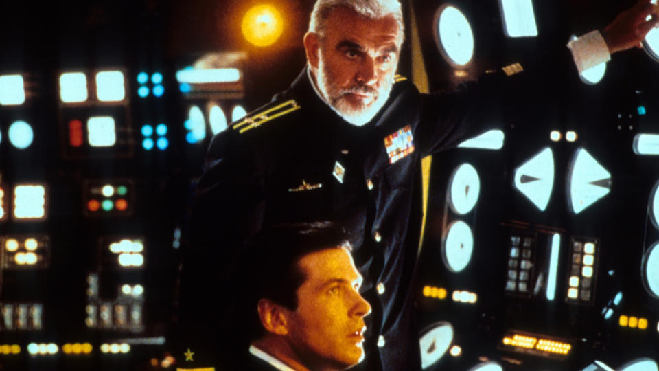 Sean Connery and Alec Baldwin in The Hunt for Red October
