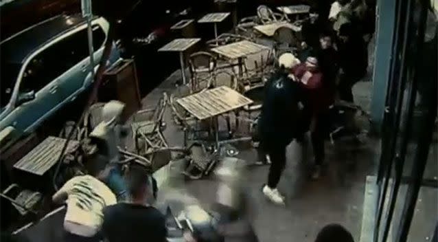 The fight lasted an hour before police arrived. Source: 7News