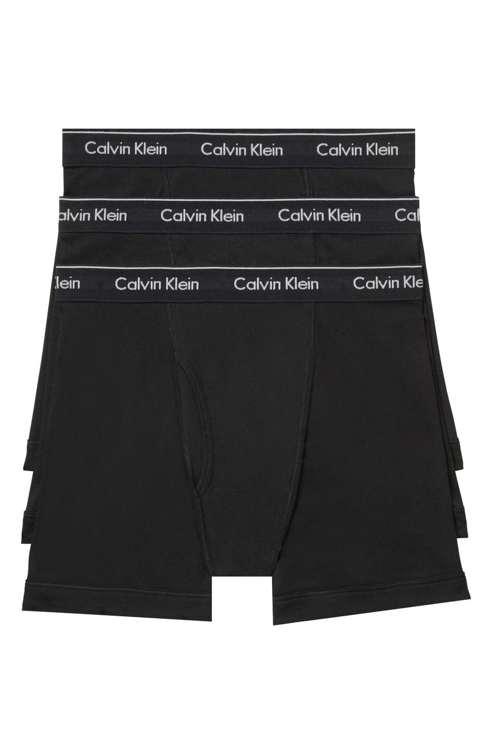 Calvin Klein Classics 3-Pack Cotton Boxer Briefs