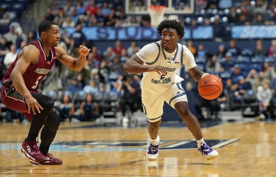 URI's Jaden House, who led all scorers with 27 points in a loss at Dayton, will lead the Rams against Fordham on Wednesday.