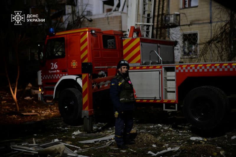 Missile hits apartment buildings in Ukraine's Kryvyi Rih