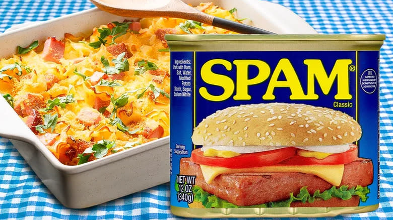 egg casserole spam 