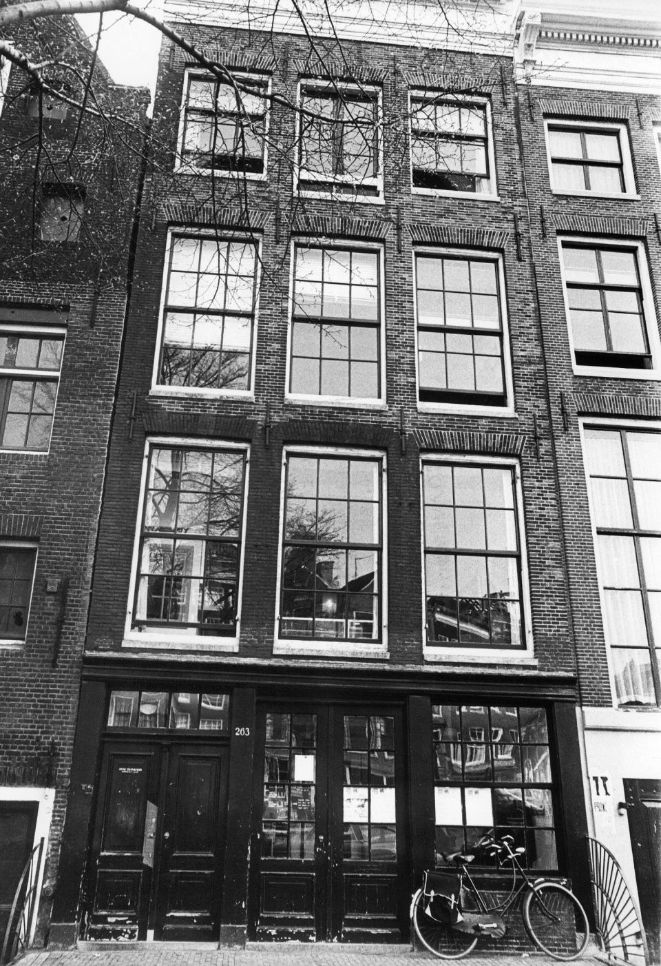 Photo shows the house where Anne Frank lived in Amsterdam and where she hid with her parents to escape from Nazis between June 1942 and August 4, 1944. (DESK/AFP/Getty Images)