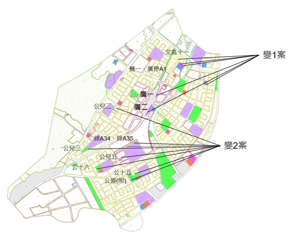 《圖說》樹林公設專通都市計畫示意圖。〈城鄉局提供〉