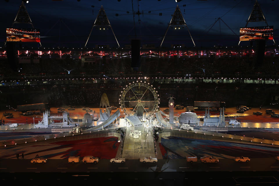 A general view of the stadium during the Closing Ceremony on Day 16 of the London 2012 Olympic Games at Olympic Stadium on August 12, 2012 in London, England. (Photo by Clive Brunskill/Getty Images)