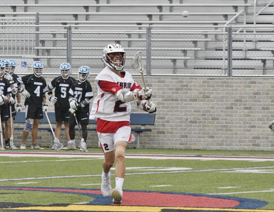 The Oxbridge Academy boys lacrosse team proved too much for St. John Paul II in a district final matchup on April 14, 2022.