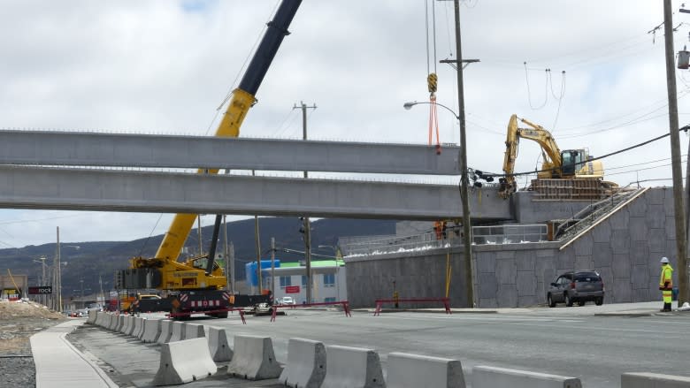 Team Gushue Highway finally spans Topsail Road as overpass construction begins