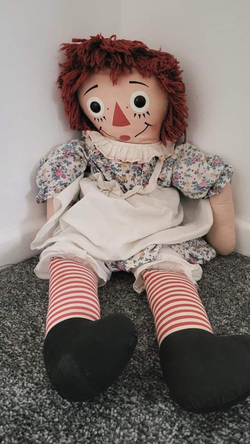 Lee and Linzi Steer’s Annabelle doll (Collect/PA Real Life)