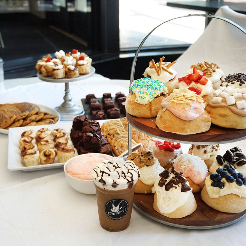 Cinnaholic offers not only cinnamon rolls, but other desserts and treats.