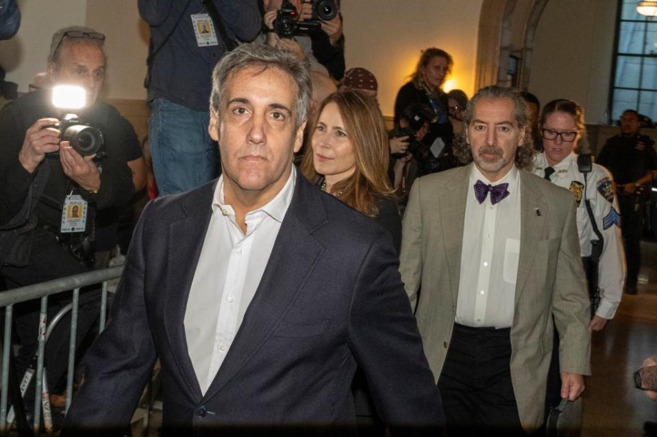 Prosecutors want to call Michael Cohen, whom Trump’s camp has ripped as a liar, to the stand during the trial. Steven Hirsch for the N.Y.Post