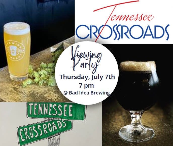 Bad Idea Brewing will make its television debut on "Tennessee Crossroads" on Thursday, July 7. The brewhouse will host a special viewing party at its Columbia Arts Building location starting at 7 p.m.