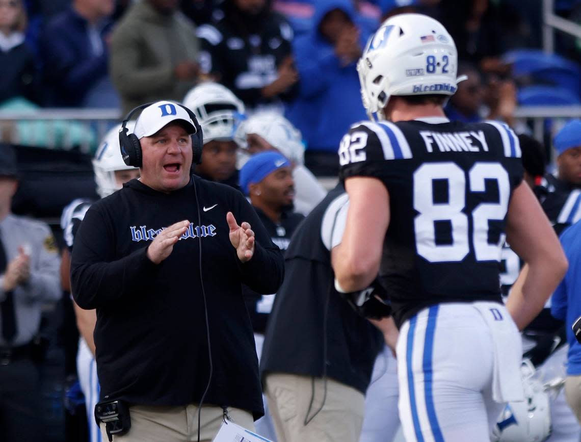 Duke Football Head Coach Mike Elko Named Acc Coach Of The Year In First Season At The Helm 0853