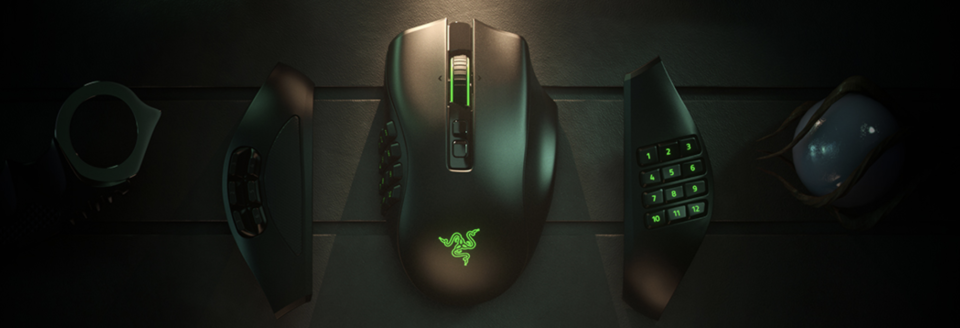 Razer Naga Pro Gaming Mouse, S$229.90. PHOTO: Razer