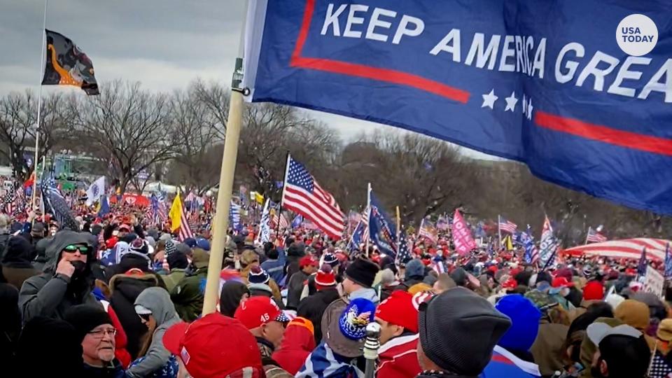 Thousands of supporters of President Donald Trump marched to the U.S. Capitol on Wednesday in a demonstration that rapidly turned violent.