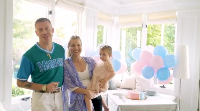 Macklemore with his wife, Tricia Davis, and daughter, Sloane. (Photo: Instagram/Macklemore)
