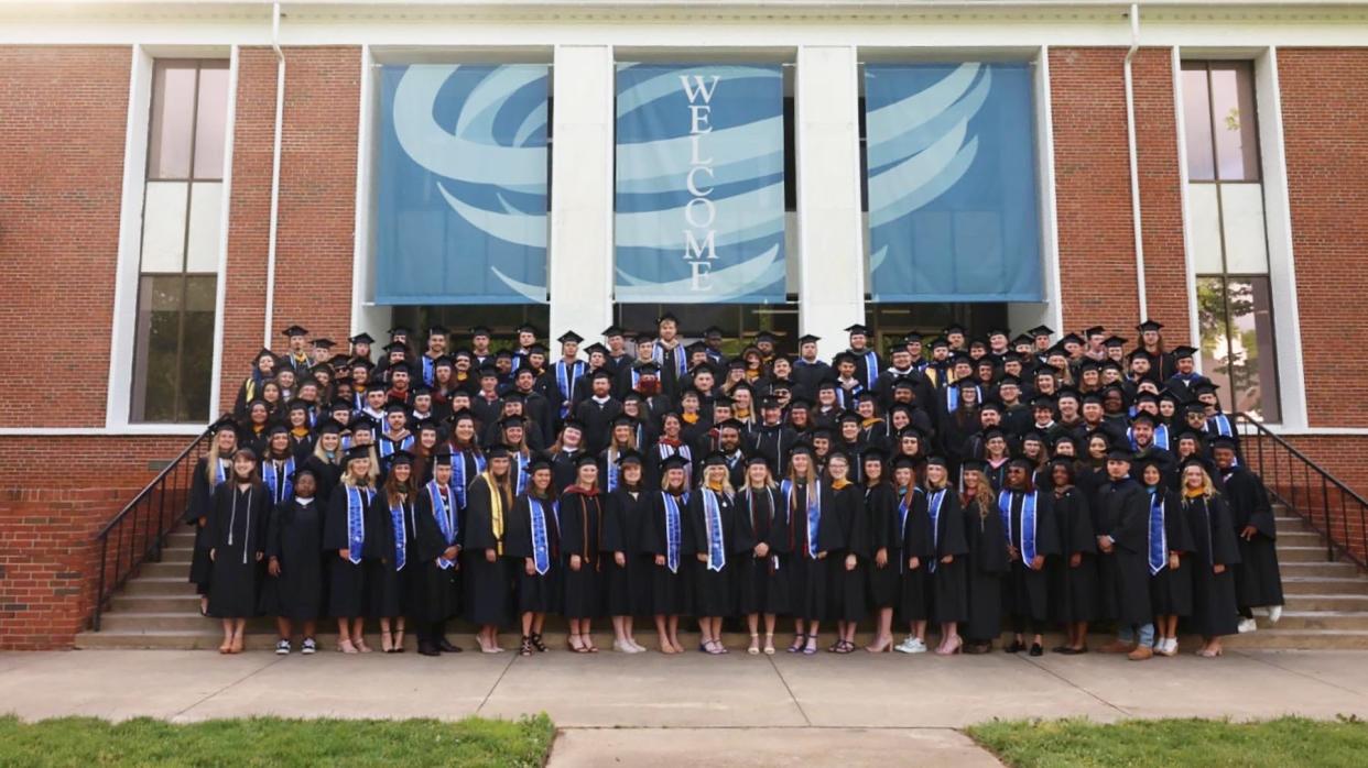 Brevard College's 2022 graduating class.