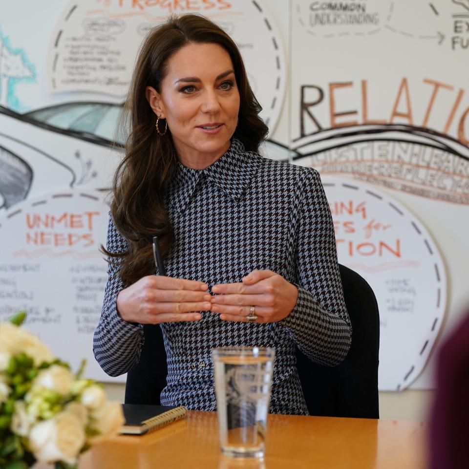 The Princess of Wales during a visit to the Center on the Developing Child at Harvard University, in Cambridge, Boston, Massachusetts (PA)