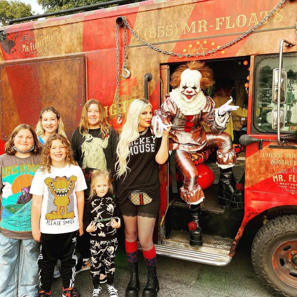 Tori Spelling family Halloween