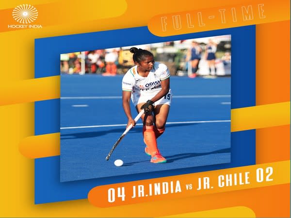 India registered a 4-2 win over Chile (Image: Hockey India)