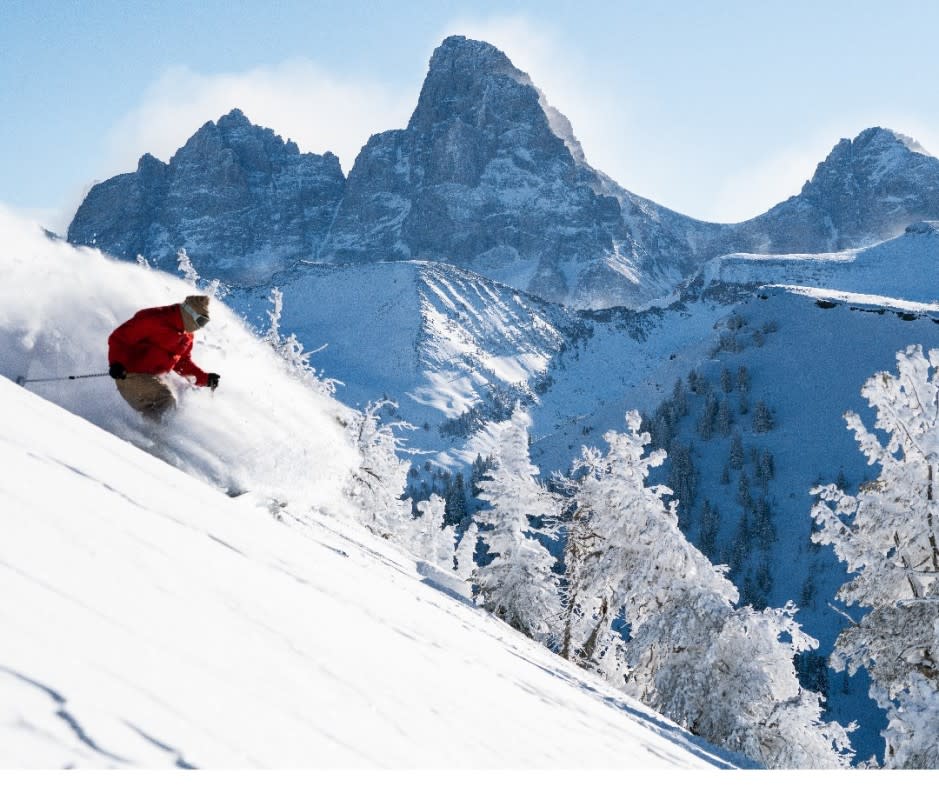 <em>Grand Targhee's 40 feet of snow per season is still the deepest secret in Teton-backdropped "Wydaho."</em><p>Sam Negen</p>