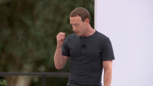 Mark Zuckerberg on stage at Meta Connect 2023