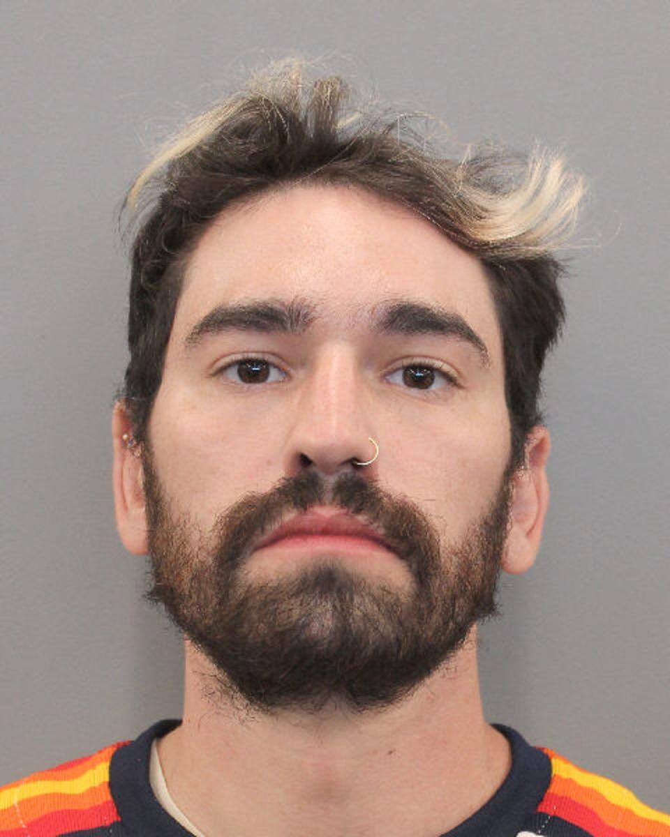 Joseph Halm Arcidiacono, 33, was arrested after throwing a beer can at Ted Cruz (Houston Police)