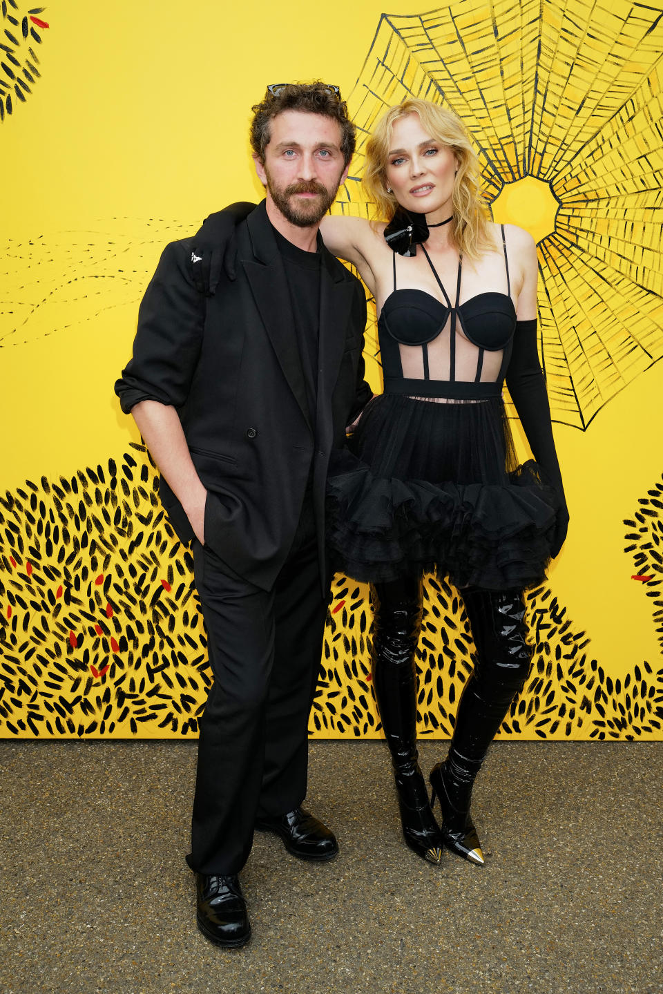 David Koma and Diane Kruger attend at The Serpentine Gallery Summer Party 2023