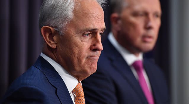 Prime Minister Malcom Turnbull, pictured with Immigration Minister Peter Dutton this week. Photo: AAP