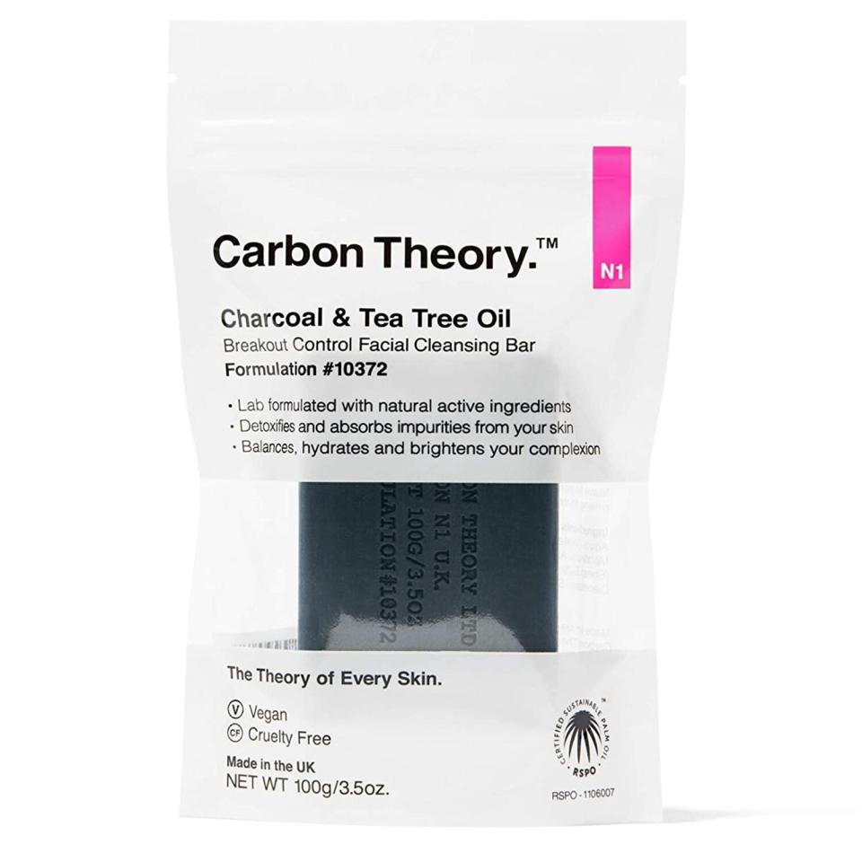 Carbon Theory | Charcoal &amp; Tea Tree Oil Facial Cleansing Bar