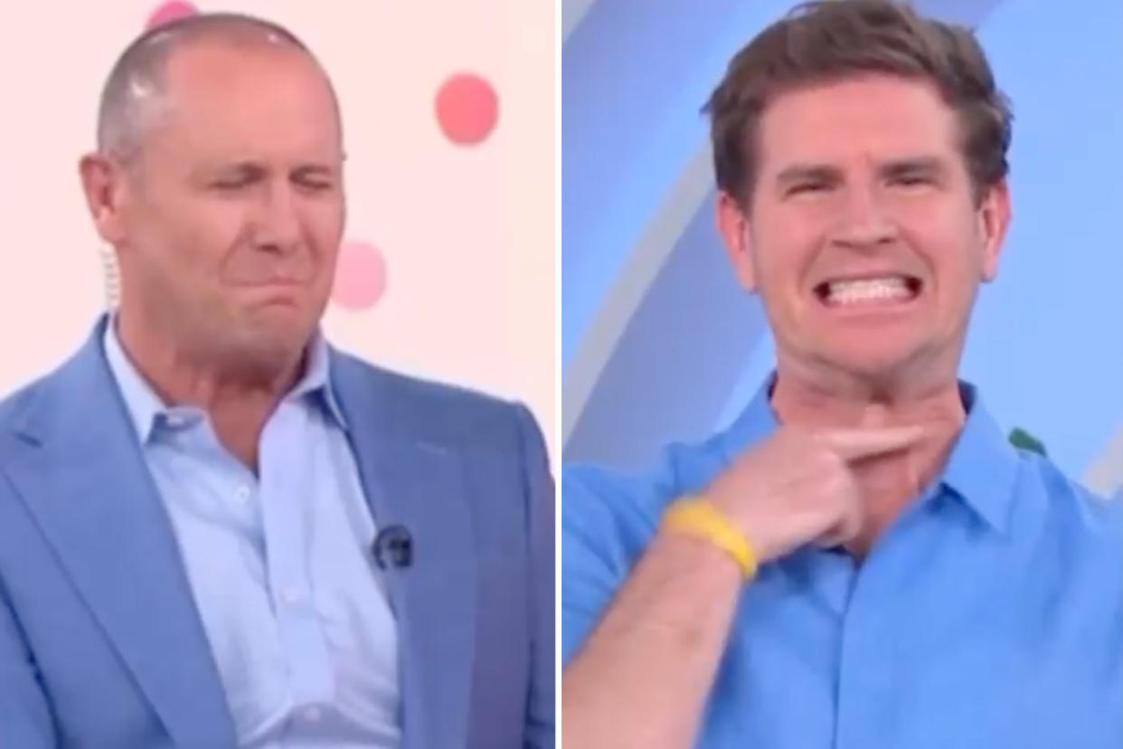 Sunrise's Sam Mac left red-faced after awkward interview: 'Too much information'