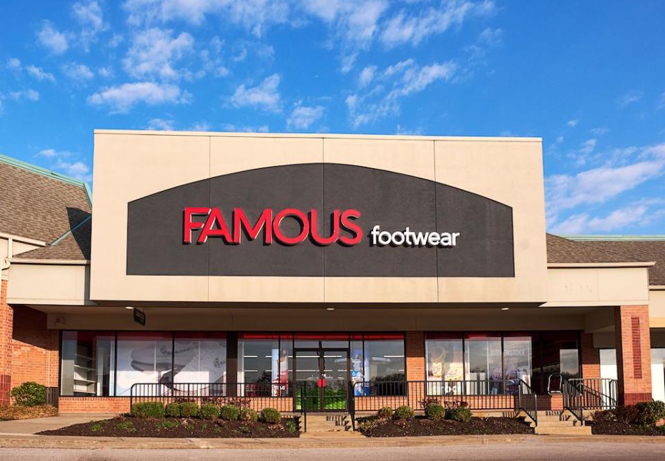 Famous footwear store